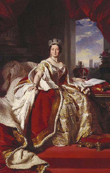 Franz Xaver Winterhalter Queen Victoria oil painting picture